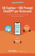 50 Caption + 100 Prompt ChatGPT per Ristoranti